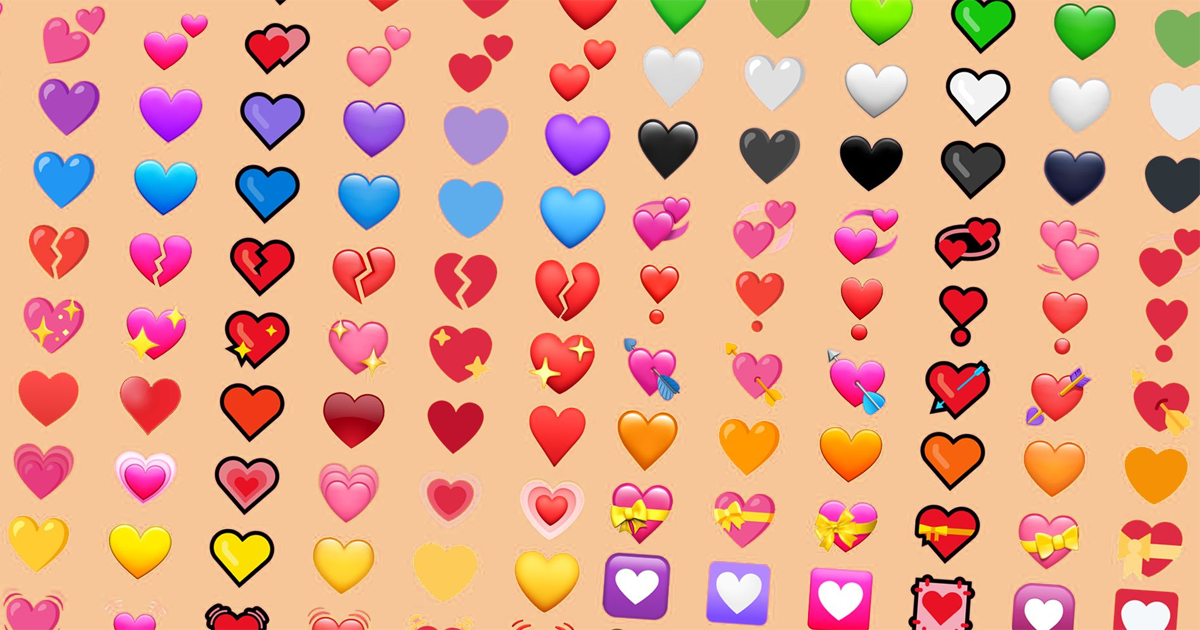 Por que existem tantos emojis de cora o Acesso